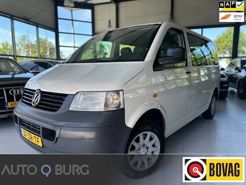 Volkswagen Transporter Kombi 1.9 TDI 300 Baseline | 9 Persoo, Auto's, Volkswagen, Gebruikt, 7 stoelen, Wit, Origineel Nederlands