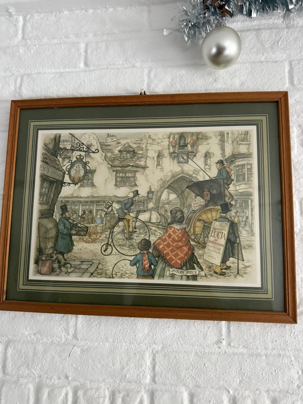 Schilderij anton pieck, Antiek en Kunst, Ophalen