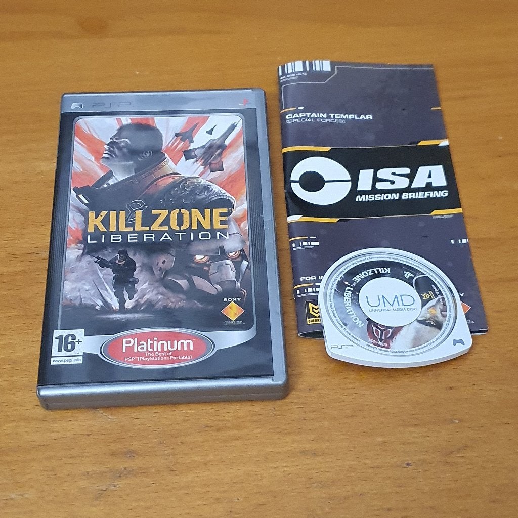PSP | Killzone Liberation, Spelcomputers en Games, Gebruikt, Vanaf 18 jaar, Shooter, 1 speler