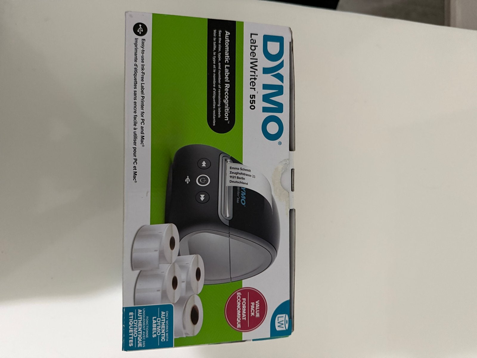 DYMO LabelWriter 550 Etikettenprinter - Nieuw in doos, Computers en Software, Labelprinters, Ophalen of Verzenden, Nieuw, Etiket