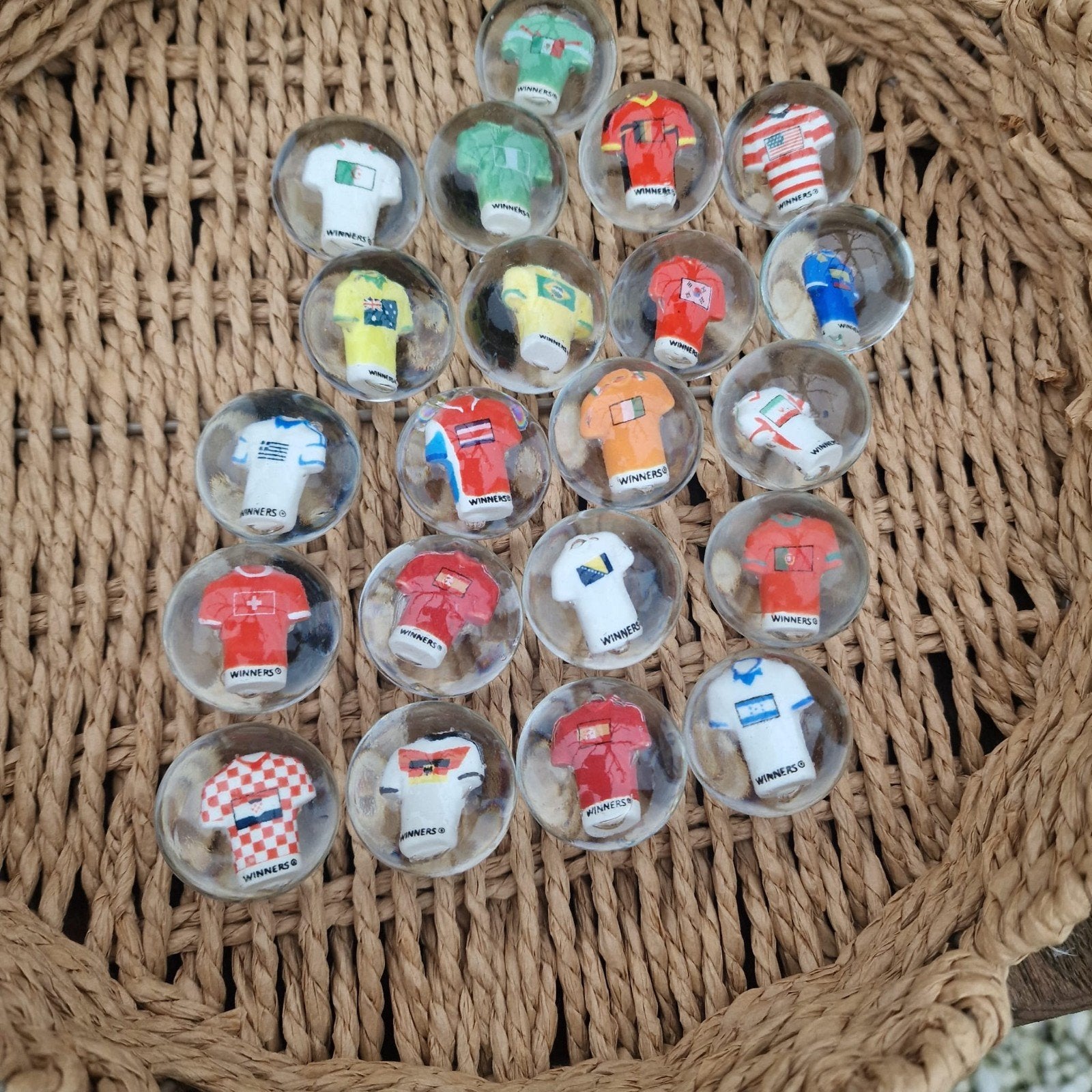 Knikkers Wk 48 stuks, Ophalen of Verzenden, Losse flippo's