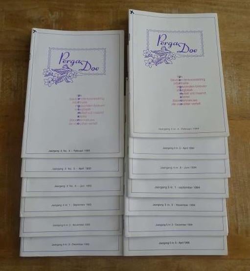 13 x Perga Doe Pergamano boekjes samen voor € 5,00, Verzenden, Zo goed als nieuw, Overige thema's, Overige typen