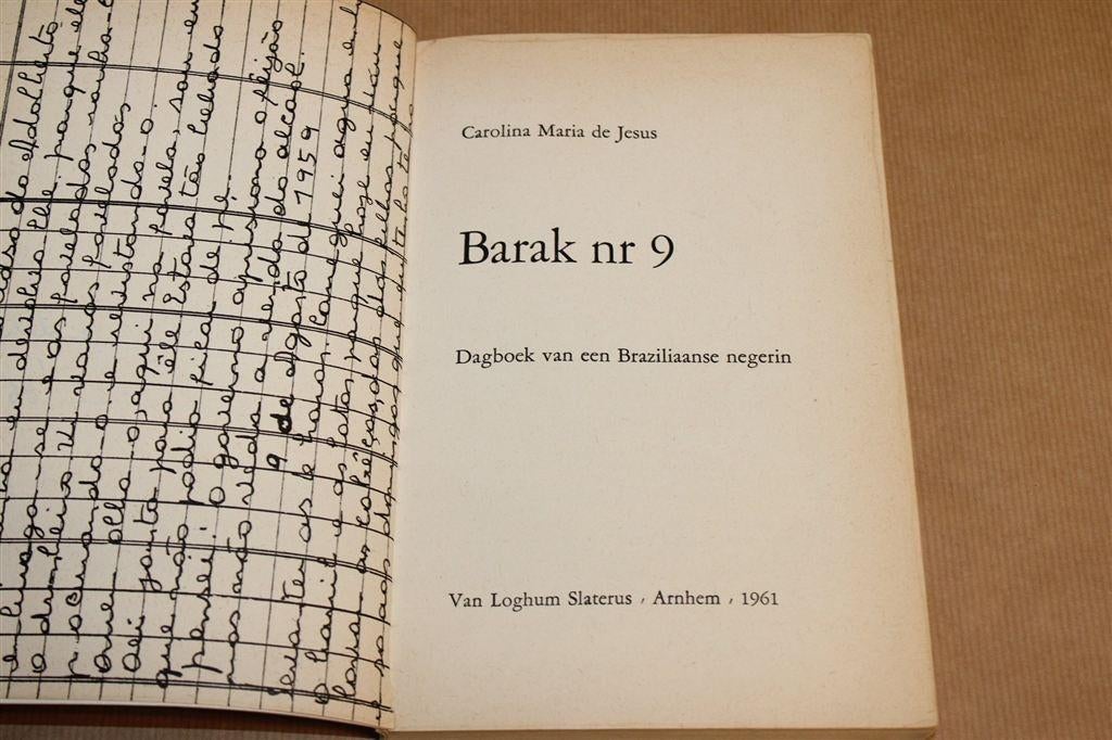 Barak nr 9 — Carolina de Jesus, Dagboek uit Brazilië 1961, Ophalen of Verzenden, Gelezen