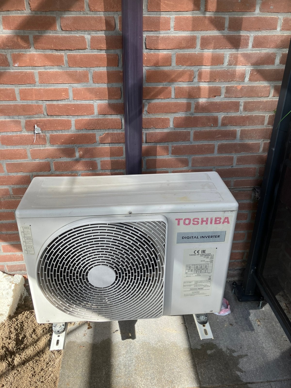 Hybride warmtepomp, Mitsubishi bouwjaar 2016, Doe-het-zelf en Verbouw, Ophalen, Gebruikt, Overige typen, 60 tot 150 cm