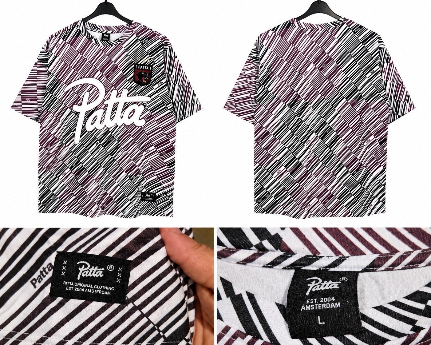 Patta Voetbal Shirt Maat L, Ophalen of Verzenden, Zo goed als nieuw, Patta, Maat 48/50 (M)