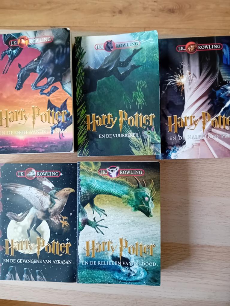 Harry Potter boekenreeks - 5 delen, Boeken, Ophalen of Verzenden