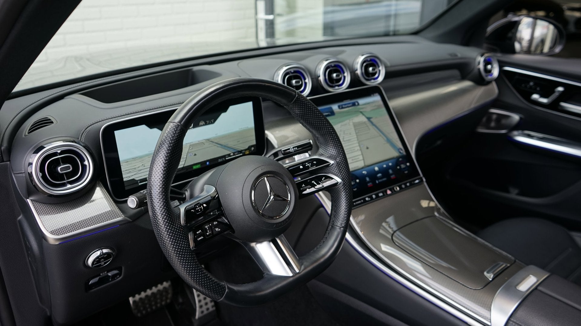 Mercedes-Benz GLC-klasse 400e 4MATIC AMG -360 CAMERA-ACC-AMB, Auto's, Dealer onderhouden, Gebruikt, Vierwielaandrijving, SUV of Terreinwagen