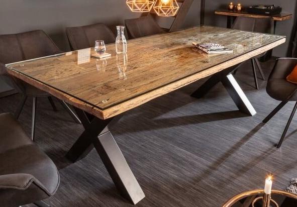Sleeper wood Salon & eettafel set te koop., Ophalen, 50 tot 100 cm, Zo goed als nieuw, 150 tot 200 cm