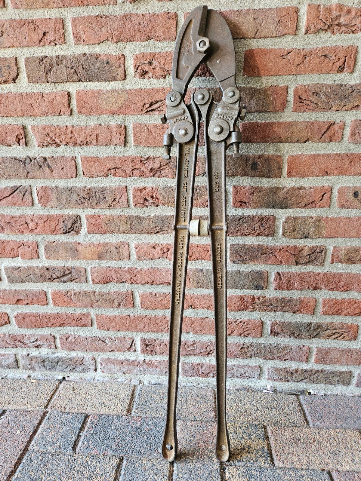 Betonijzerschaar 90 cm OERDEGELIJK - Afstelbaar, Ophalen, Gebruikt, Snijgereedschap