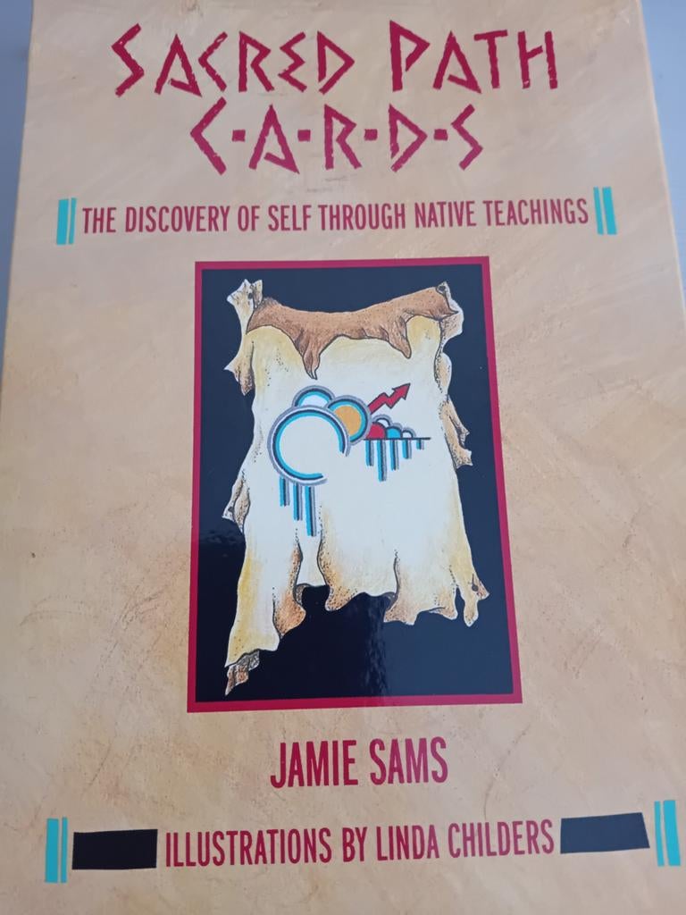 Orakelkaarten met hardcover handboek - Sacred Path Cards, Spiritualiteit algemeen, Jamie Sams, Overige typen, Ophalen of Verzenden