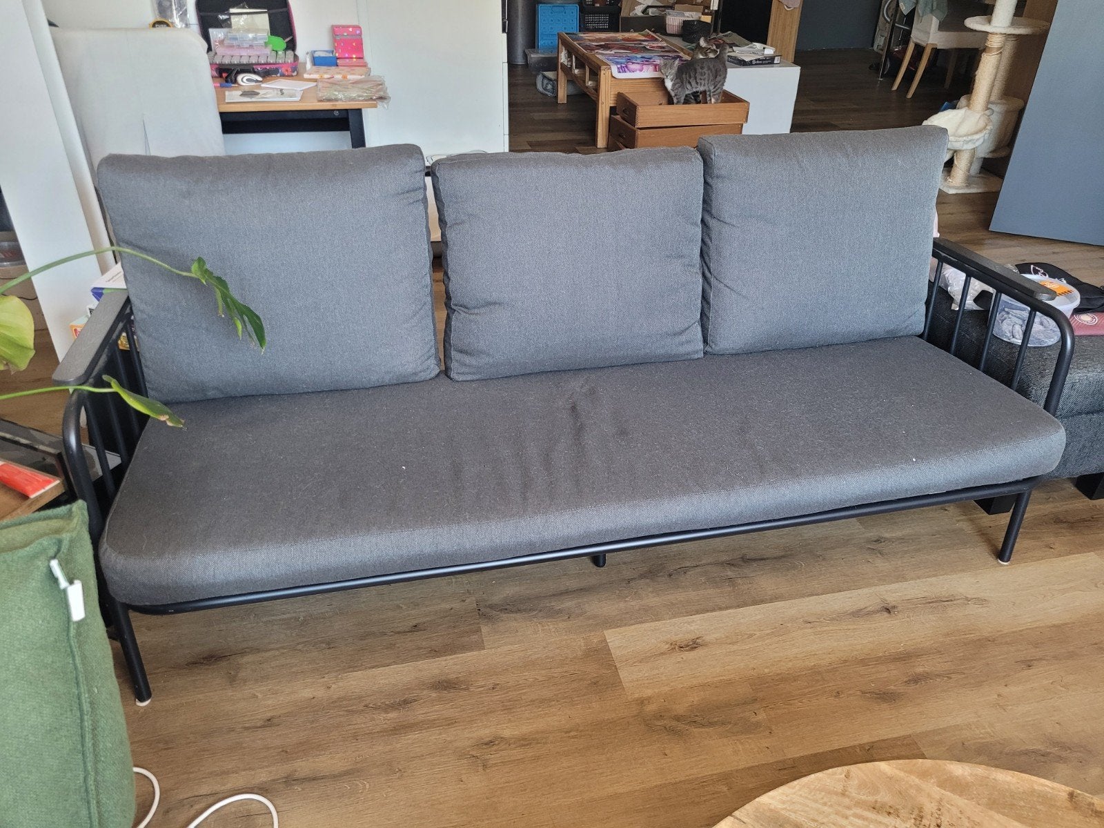 De kave  home marelluz 3-zitsbank 197 CM, Tuin en Terras, Ophalen, Zo goed als nieuw, Metaal
