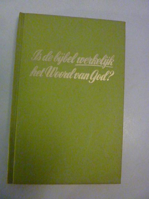 Watchtower Bible - Is de Bijbel werkelijk het Woord van God?, Verzenden, Zo goed als nieuw
