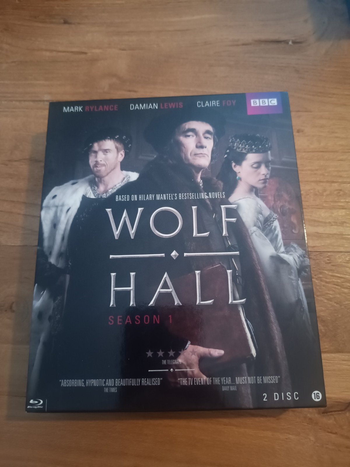 Wolf Hall seizoen 1 - Blu-ray - incl sleeve, Alle leeftijden, Ophalen of Verzenden, Zo goed als nieuw, Drama