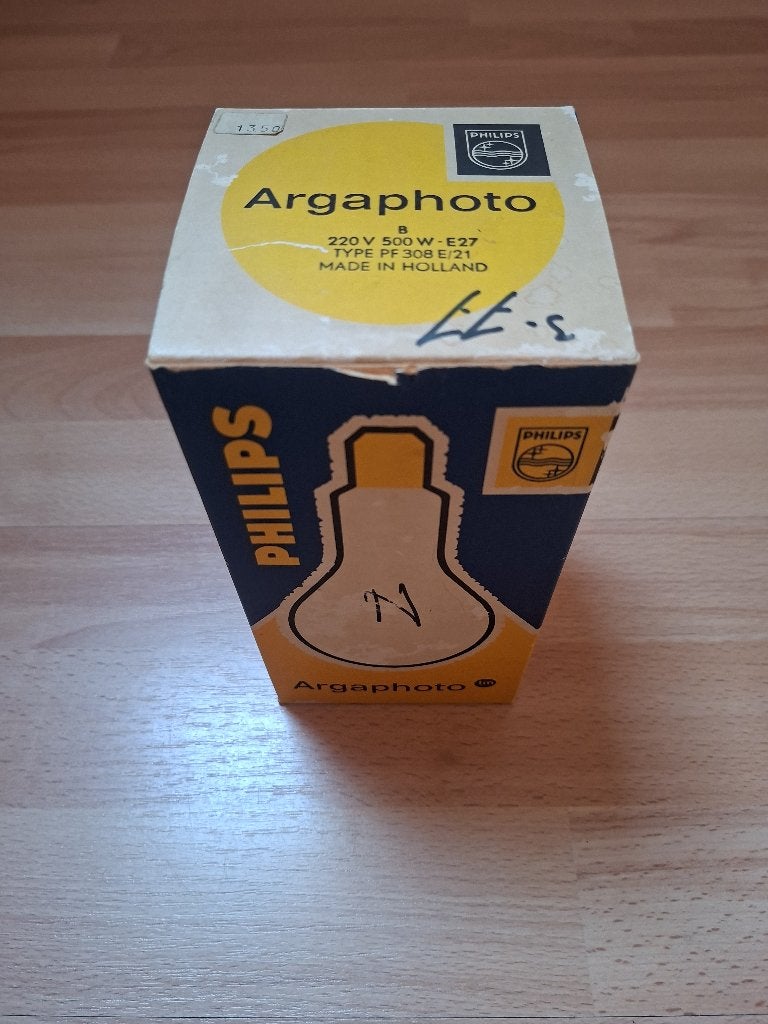 Fotografie gloeilamp, Ophalen of Verzenden, Gebruikt, Lamp of Flitsset