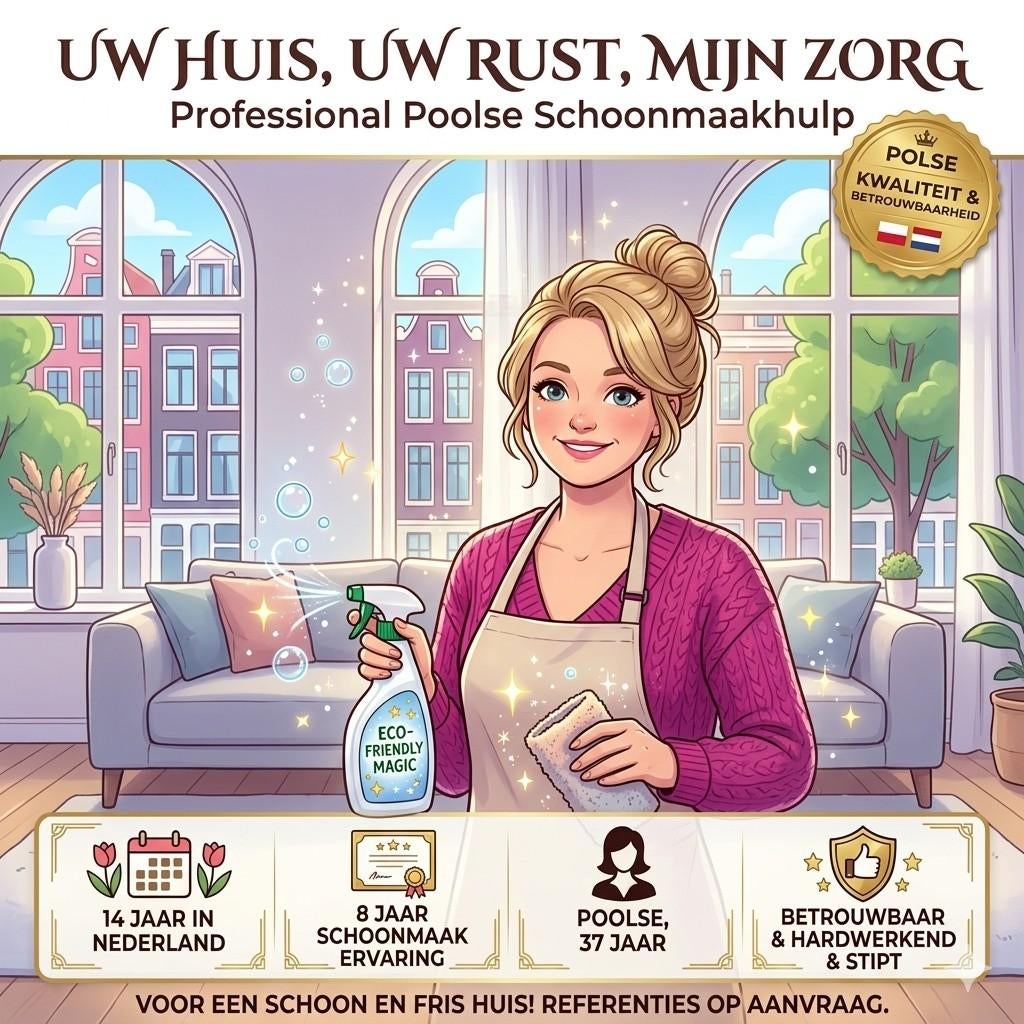 Schoonmaakwerk gezocht, 25 - 32 uur, MBO, Vanaf 10 jaar, Overige vormen