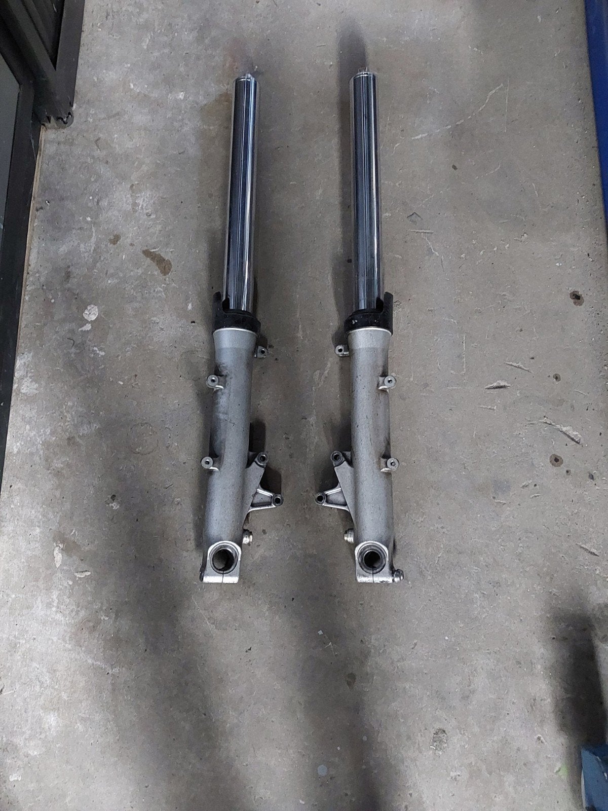Voorvorkpoten L+R honda CBR 600 RR met schade, Ophalen of Verzenden, Gebruikt