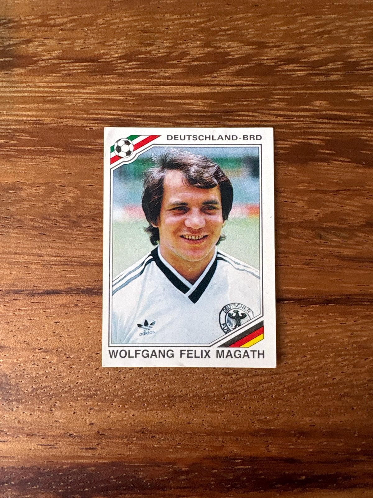 Wolfgang Felix Magath Panini Mexico 1986 Voetbalplaatje, Ophalen of Verzenden, Zo goed als nieuw, Stickers en Plaatjes