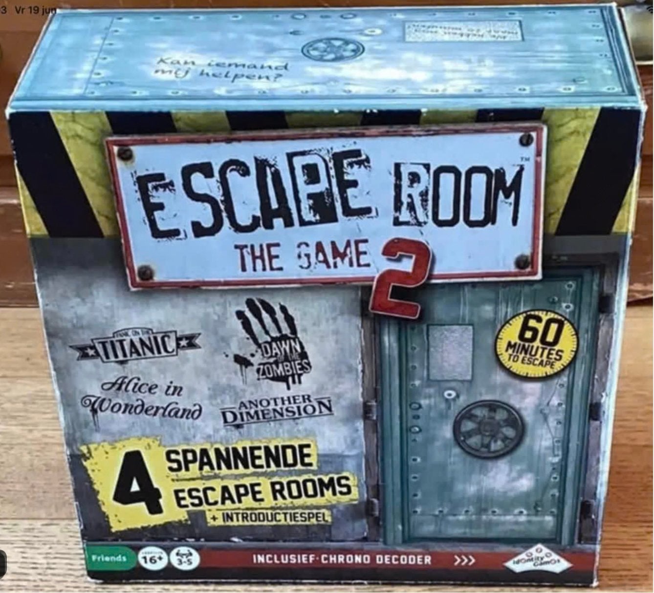 Escape Room the Game 2 (2 nieuwe spellen), Ophalen of Verzenden, Minder dan 500 stukjes, Zo goed als nieuw, Overige typen