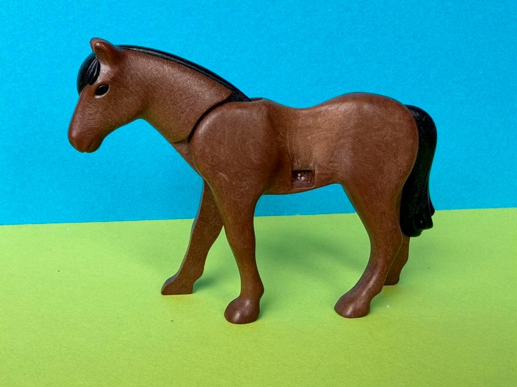 Mrt 554: playmobil: dieren; paarden (5 foto’s), Ophalen of Verzenden, Gebruikt, Los playmobil