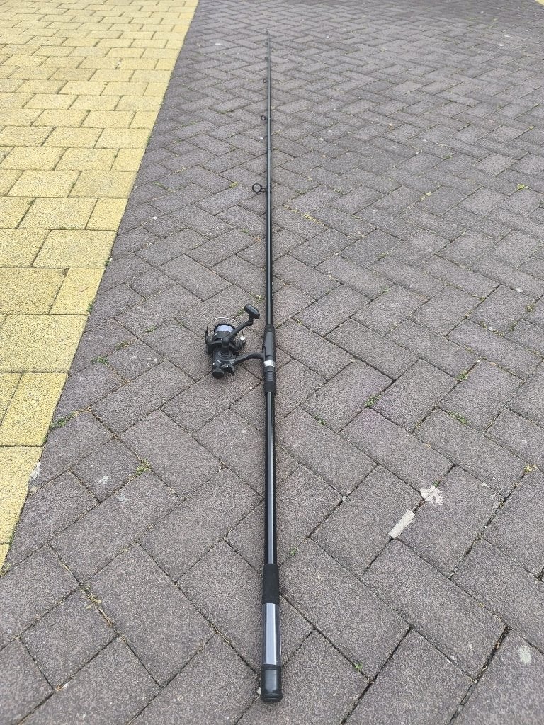 Catchmax Karperhengel 3,6m. en vrijloopmolen 5000FR, Ophalen, Zo goed als nieuw, Werphengel
