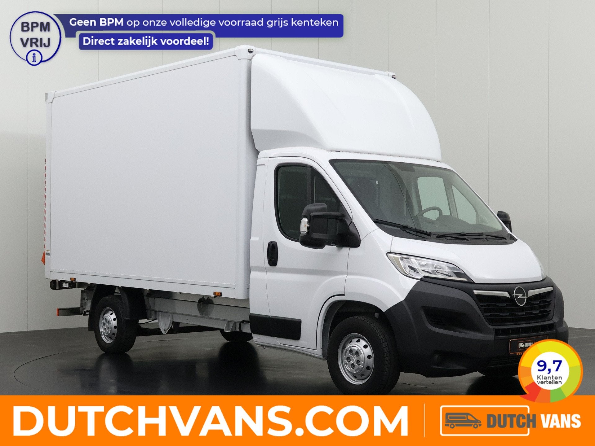 Opel Movano 2.3CDTi 140PK Bakwagen+Laadlift | Dakspoiler | A, Auto's, Elektrische ramen, Stof, Gebruikt, 143 pk