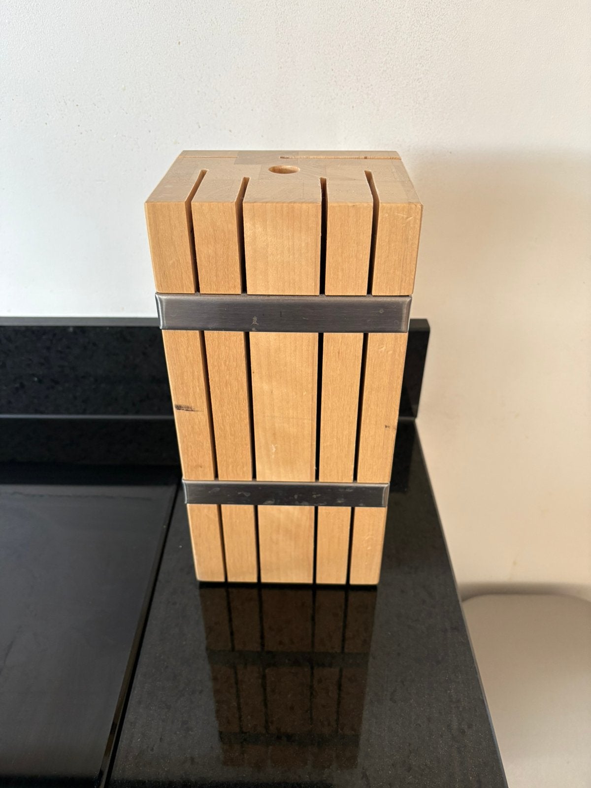 Ikea houten messenblok, Ophalen, Zo goed als nieuw