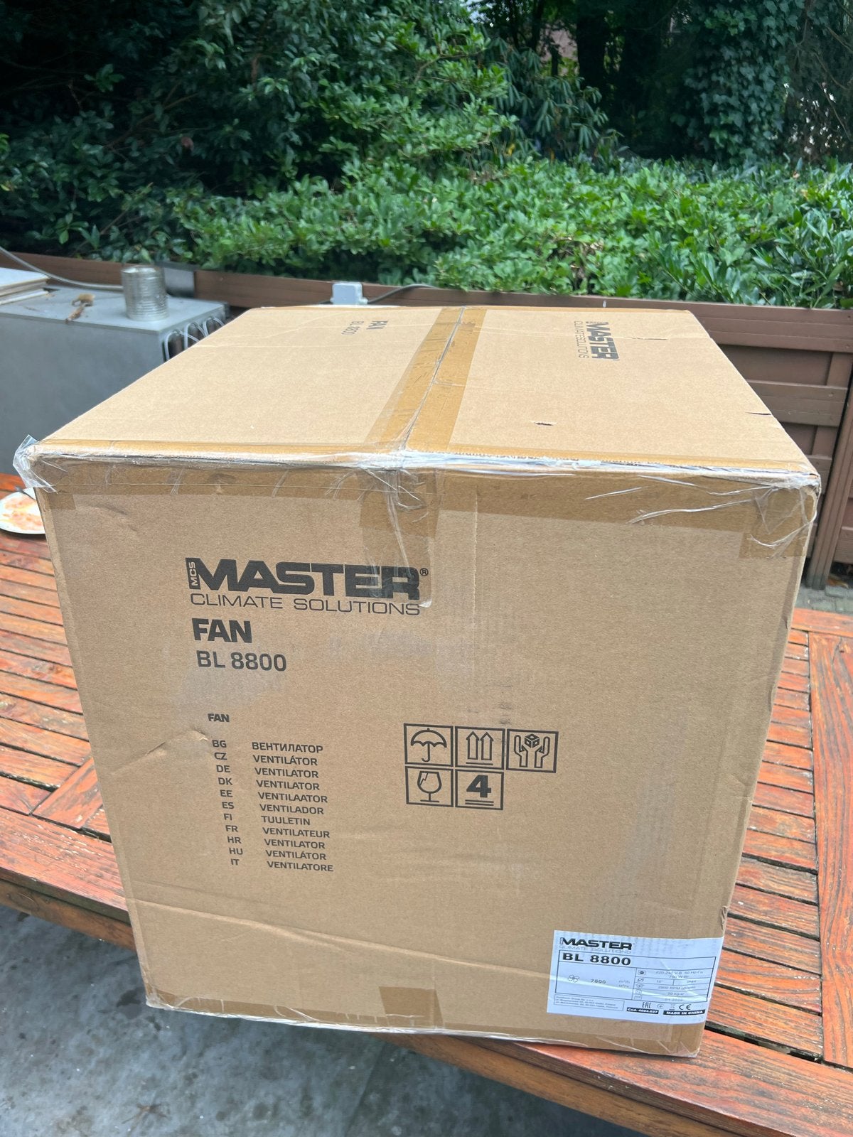 Master BL 8800 Professionele Ventilator / Blower (Zgan), Ophalen, Zo goed als nieuw, Vloerventilator