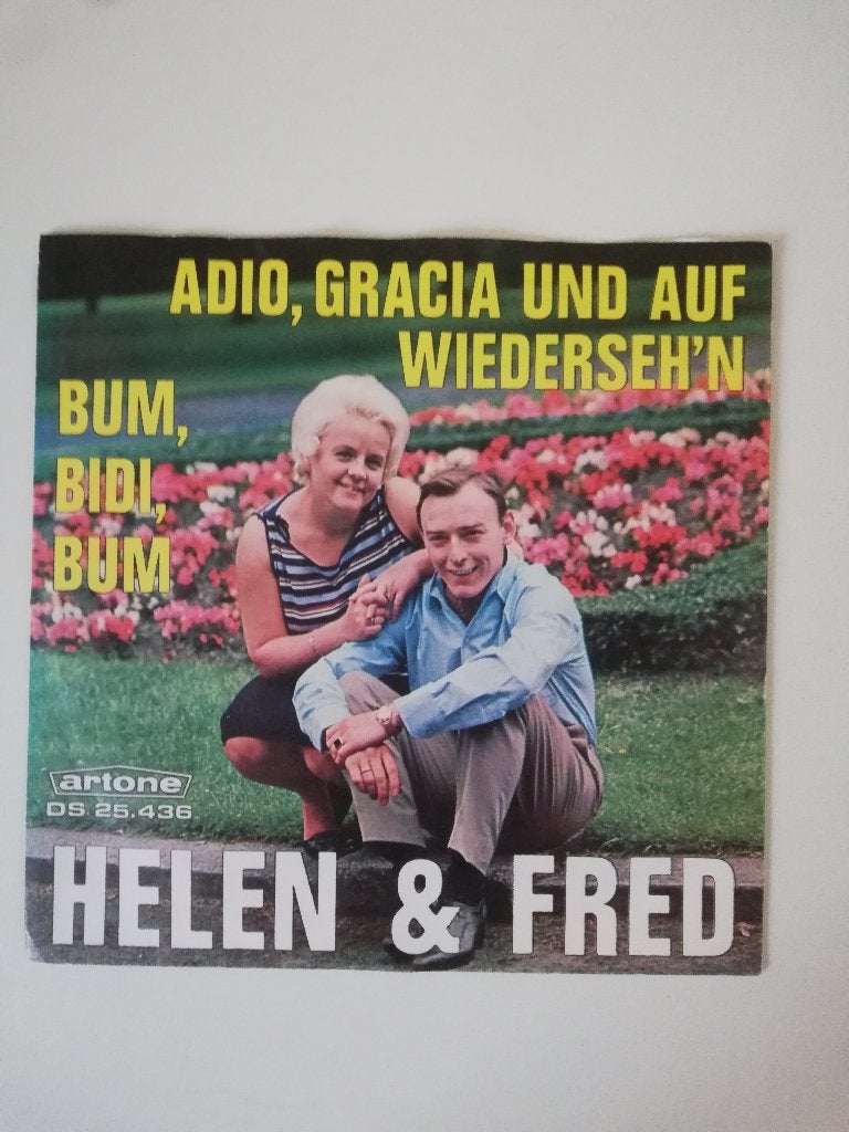 HELEN & FRED /  ADIO, GRACIA UND AUF WIEDERSEH'N, 7 inch, Ophalen of Verzenden, Zo goed als nieuw, Levenslied of Smartlap