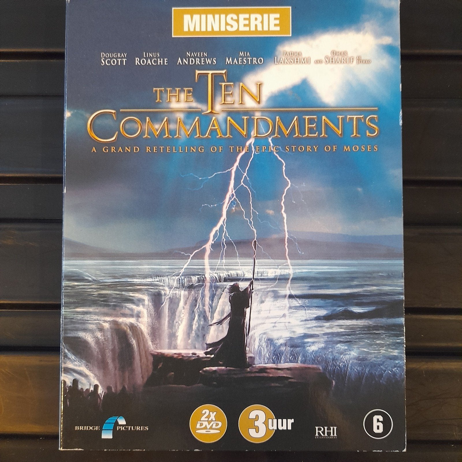 The Ten Commandments - Miniserie (2x DVD), Cd's en Dvd's, Alle leeftijden, Ophalen of Verzenden, Gebruikt, Inclusief doosje