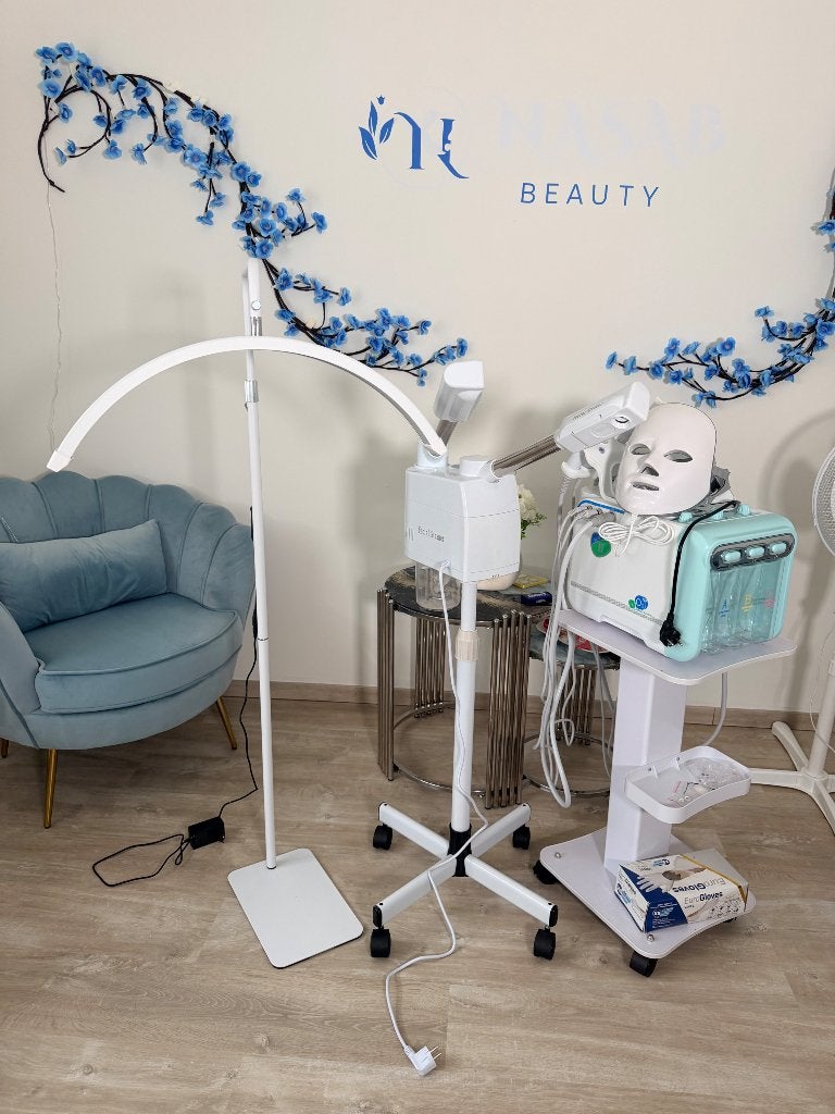 1x gebruikt !! led lamp, hydra facial etc, Ophalen, Zo goed als nieuw, Gehele gezicht, Verzorging