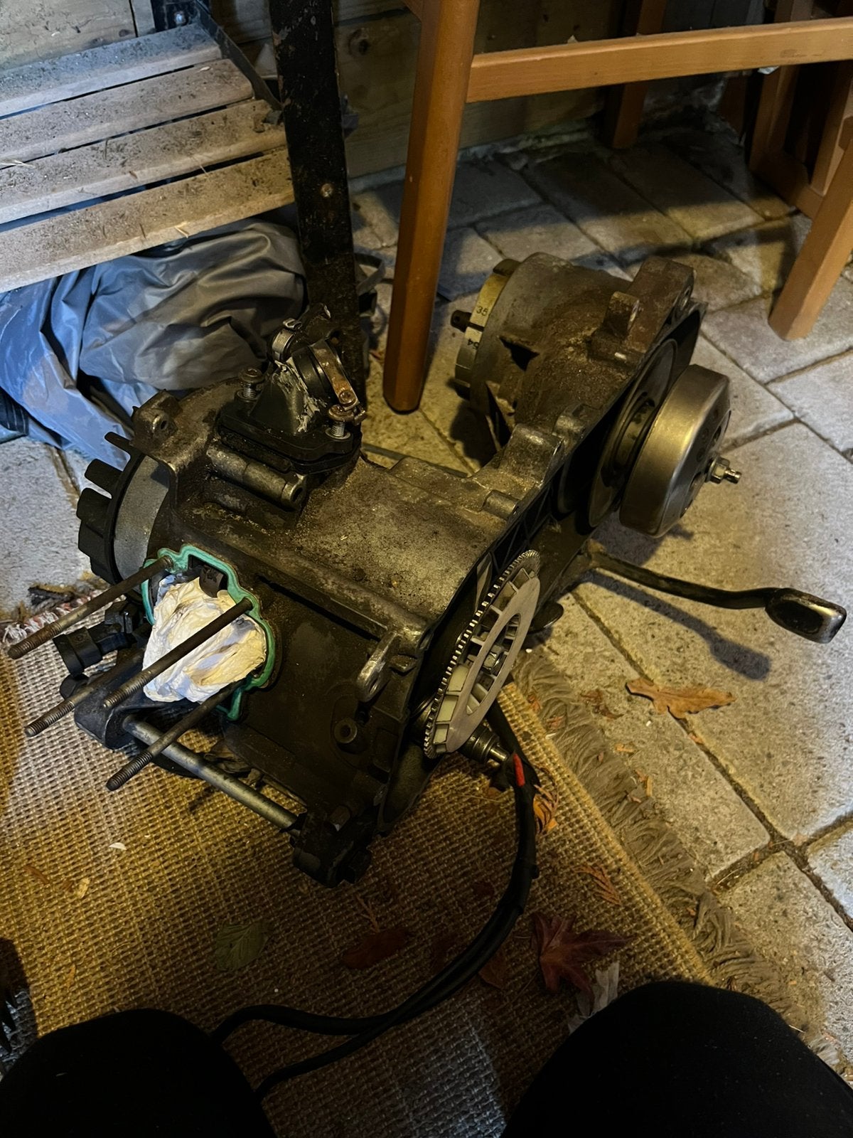 Piaggio 2 takt blok, Fietsen en Brommers, Ophalen