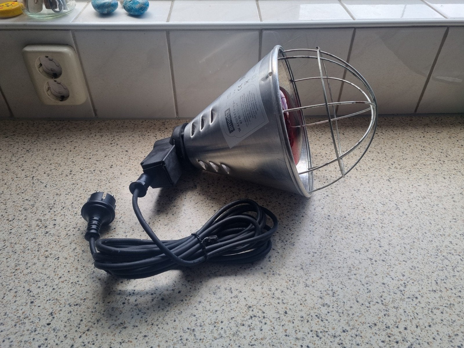 warmtelamp armatuur, Ophalen of Verzenden, Zo goed als nieuw, Overige typen