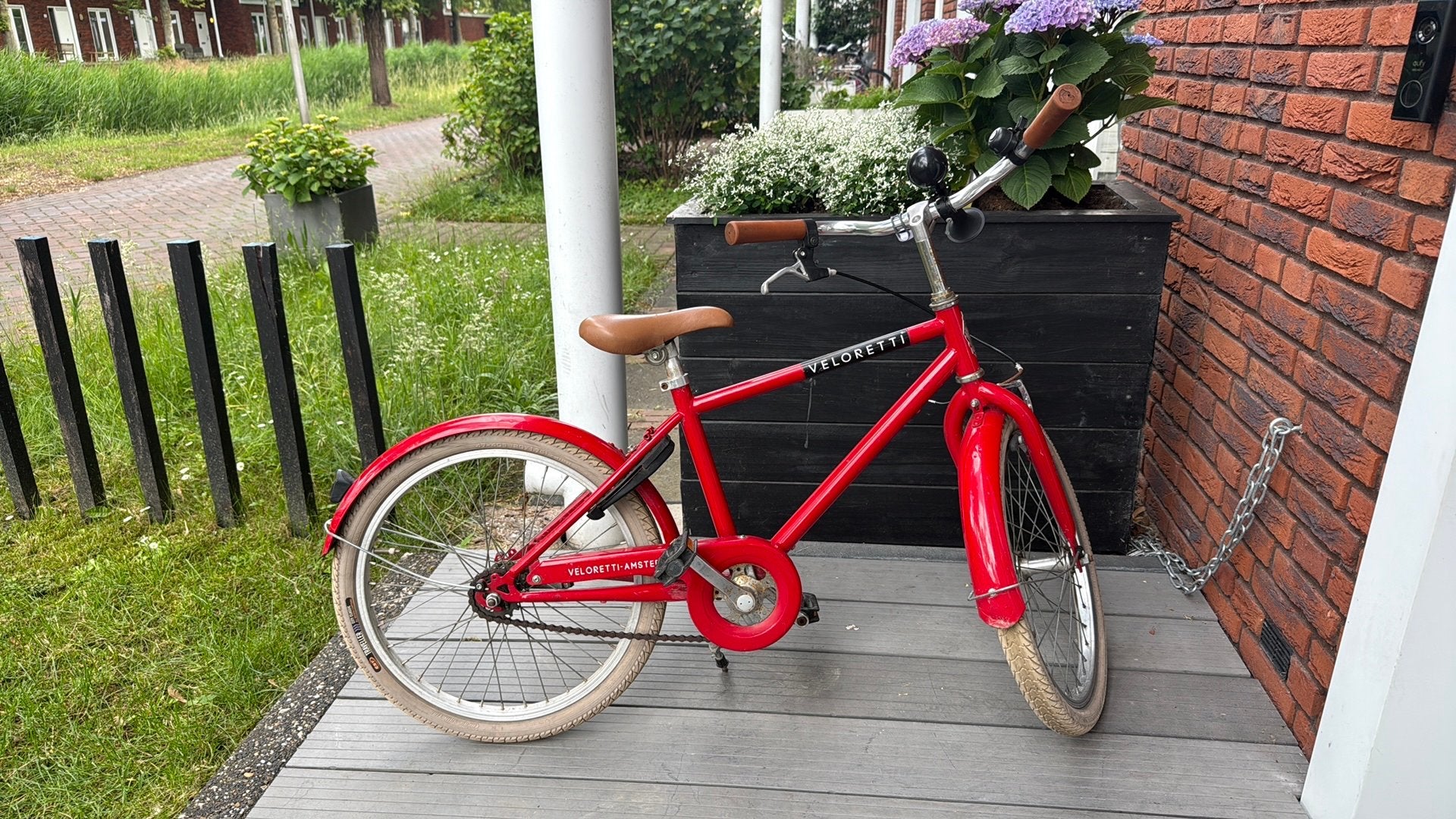 Veloretti Junior Dakota Red kinderfiets 20 inch, Ophalen, Gebruikt, Terugtraprem, 16 tot 20 inch