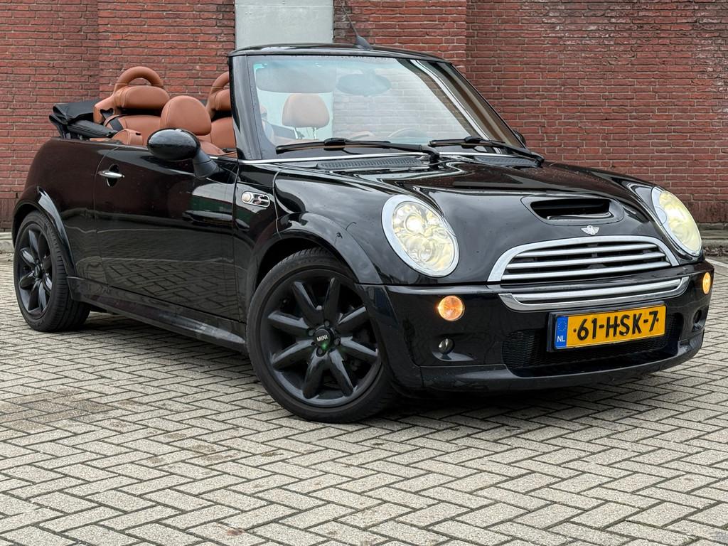 Mini Mini Cabrio 1.6 Cooper S|170PK|LEDER|CABRIO|NAVI|, Voorwielaandrijving, Gebruikt, 4 cilinders, Cabriolet