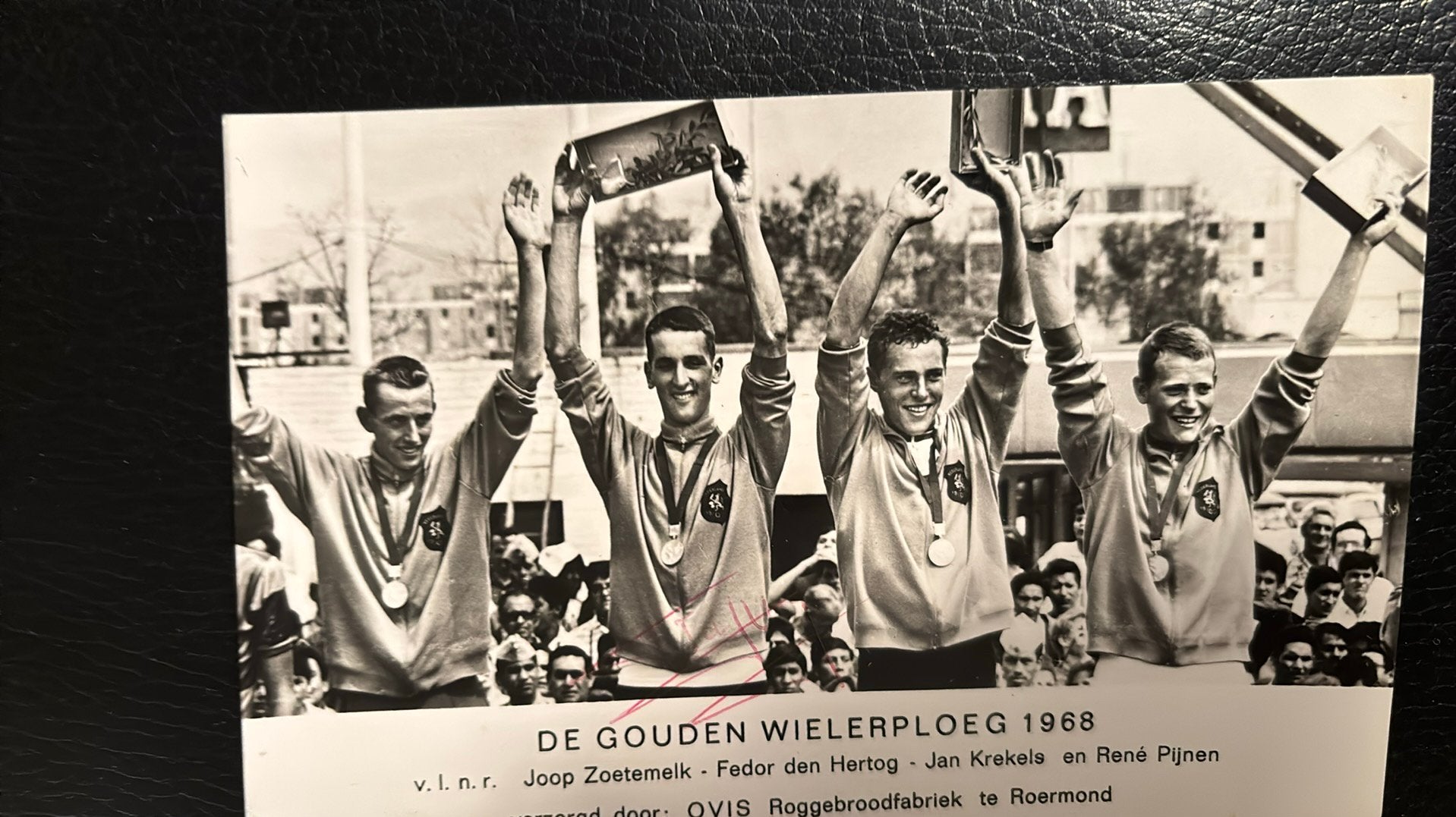 Wielrennen 1968 Zoetemelk, Den Hertog, Krekels, Pijnen, Verzenden, Gebruikt, Overige sporten, Spelerskaart