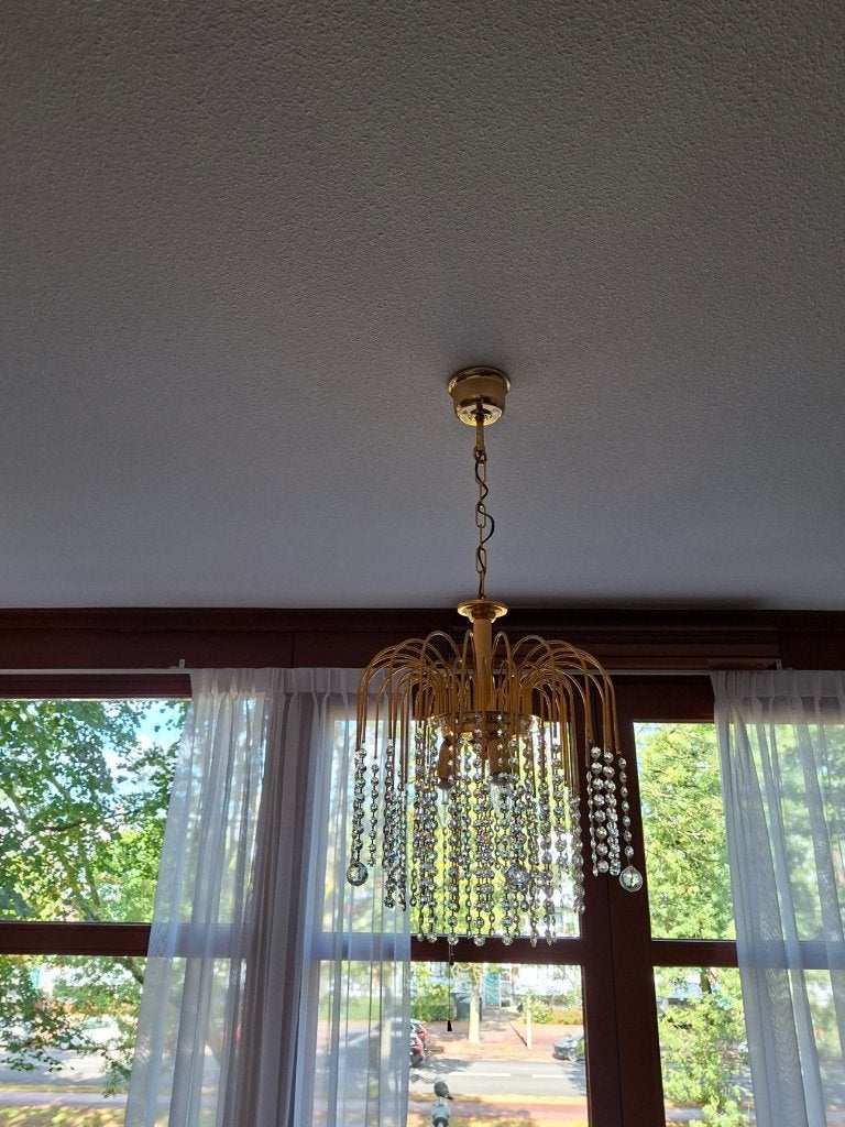 hanglampen swarovski Kristal, Ophalen, Gebruikt, Glas, E14 (klein)