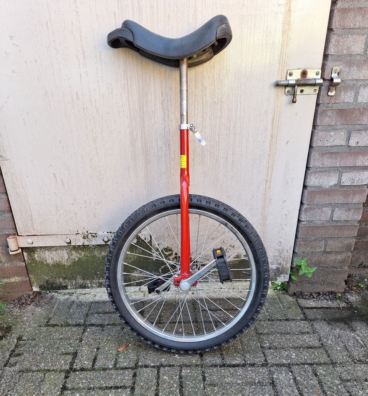 Eenwieler unicycle, Ophalen