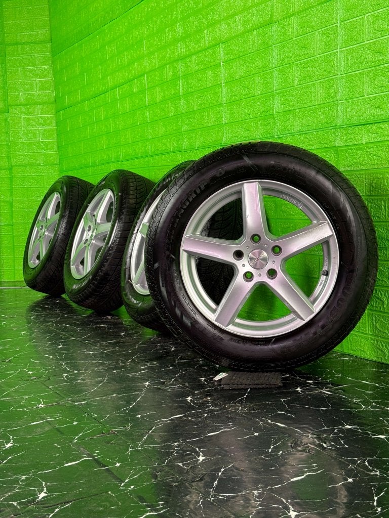 Mini countryman F60 passat superb velgen 16" 5x112 winter, Niet ingevuld, Gebruikt, 16 inch, Banden en Velgen