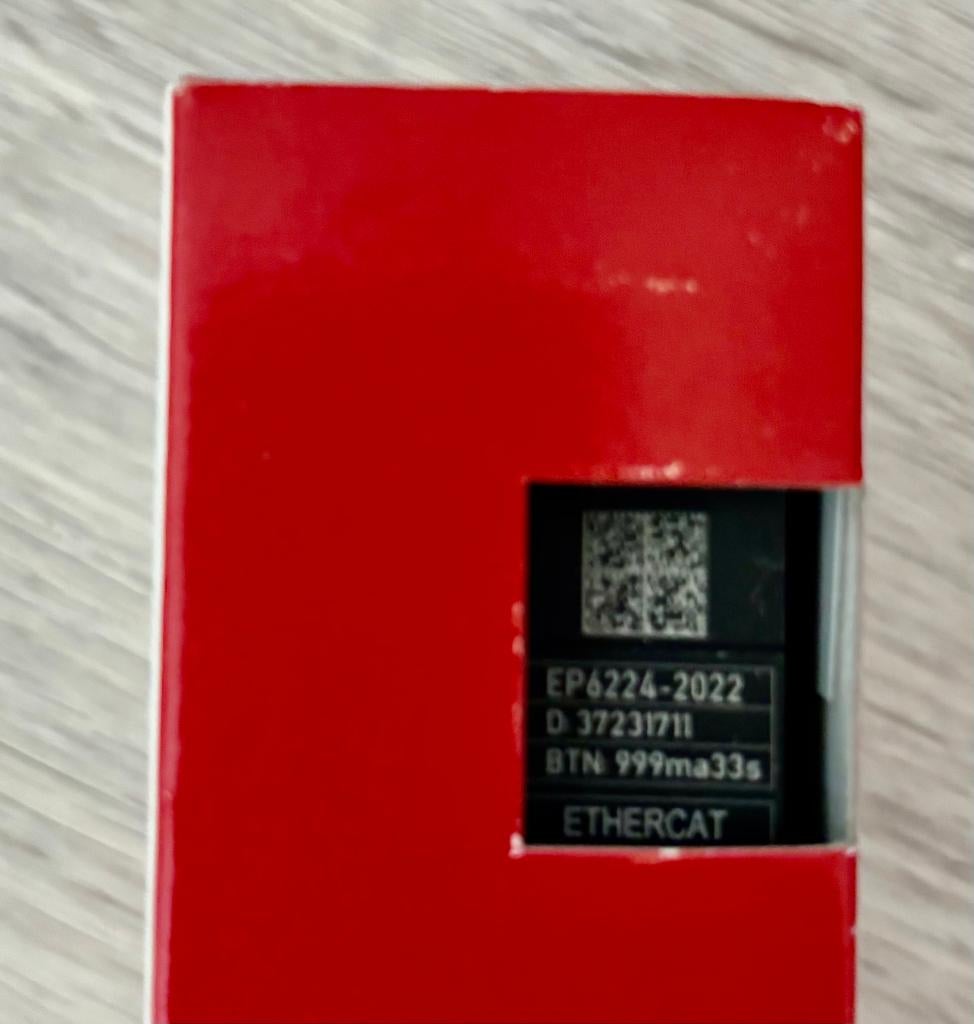 BECKHOFF - EtherCAT Box - EP6224-2022 - 4-Channel - IO-Link, Www.beckhoff.com, Www.beckhoff.com, Nieuw, Www.beckhoff.com