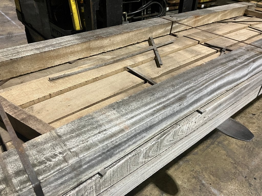 balken-liggers-randbalk-palen-Hardhout-Piquia-100x150mm, Tuin en Terras, Palen, Balken en Planken, Ophalen, Nieuw, Hardhout, 250 cm of meer