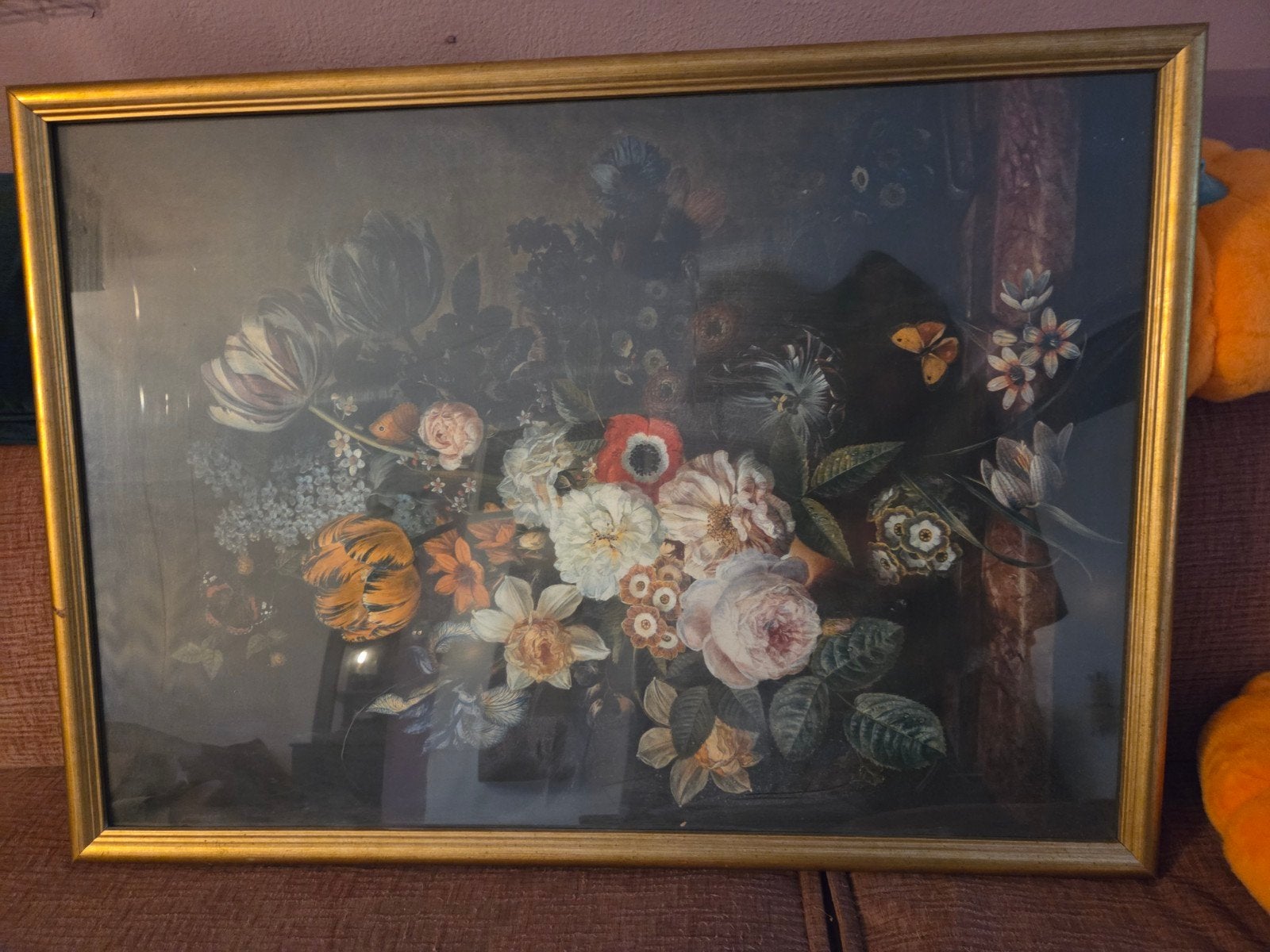 canvas doek met bloemen 70 bij 100, Ophalen