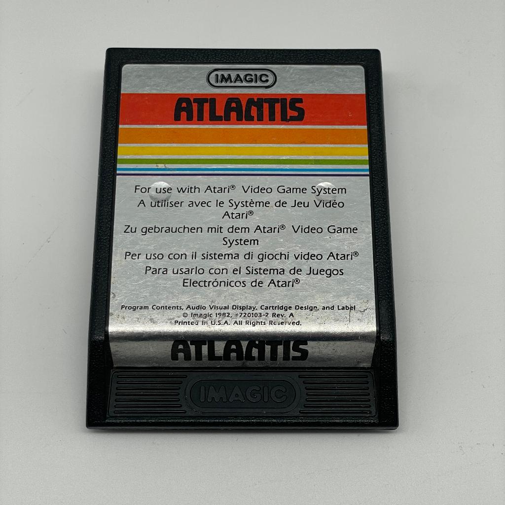 Atlantis Atari 2600, Spelcomputers en Games, Games | Atari, Gebruikt, Overige modellen, Racen en Vliegen, 1 speler, Vanaf 3 jaar