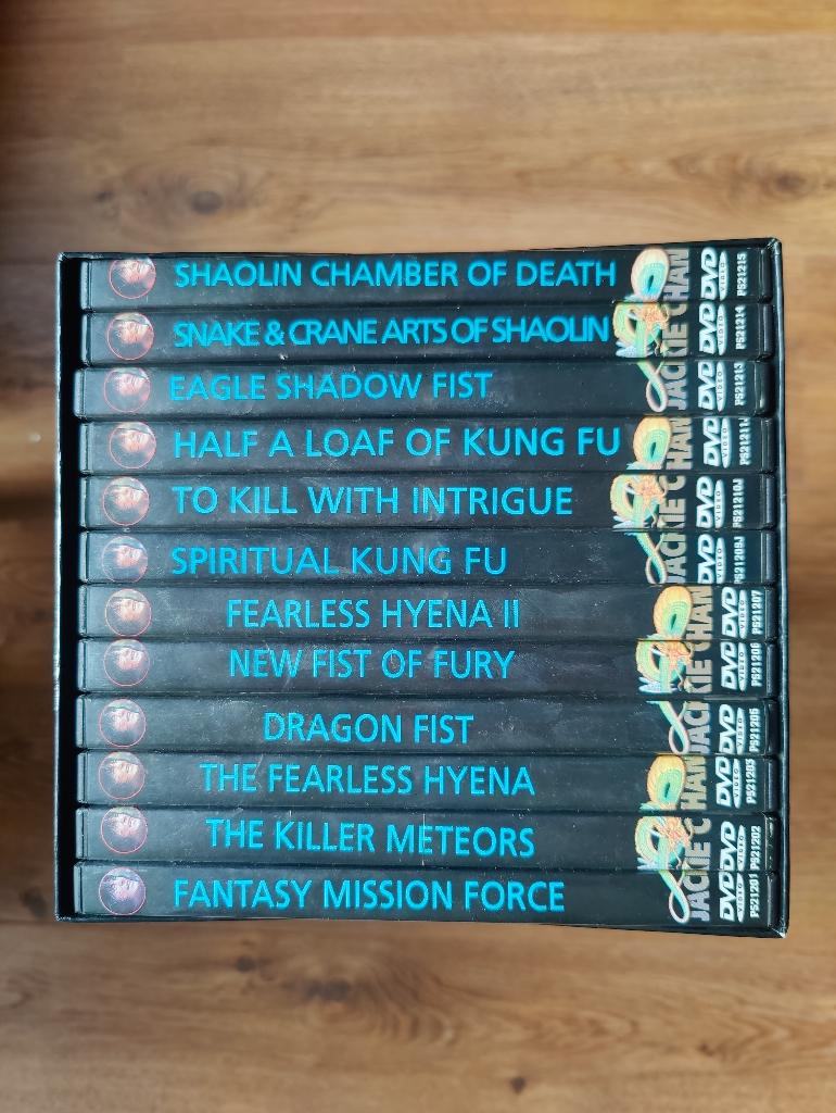 Jackie Chan - The collection (12x DVD), Vanaf 12 jaar, Ophalen of Verzenden, Zo goed als nieuw