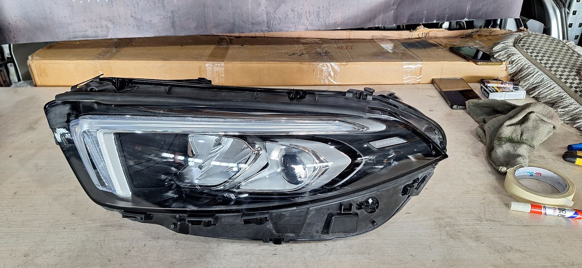 MERCEDES W177 VOLL LED KOPLAMP, Gebruikt, -, -, Ophalen of Verzenden
