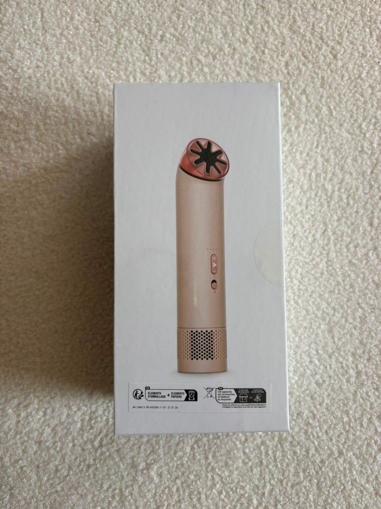 Dyson HushJet Mini Cool Stone/Blush - Nieuw, Ophalen of Verzenden, Nieuw, Tafelventilator