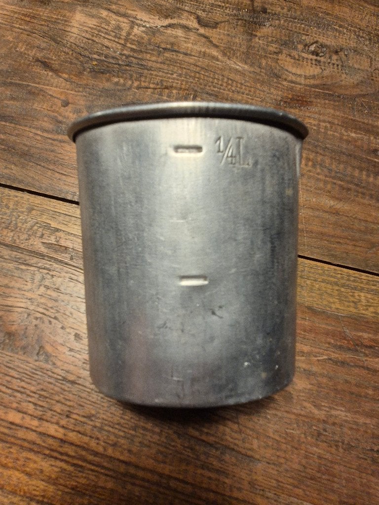 Duitse drink beker maatbeker wehrmacht, Ophalen of Verzenden, Landmacht, Duitsland, Overige typen
