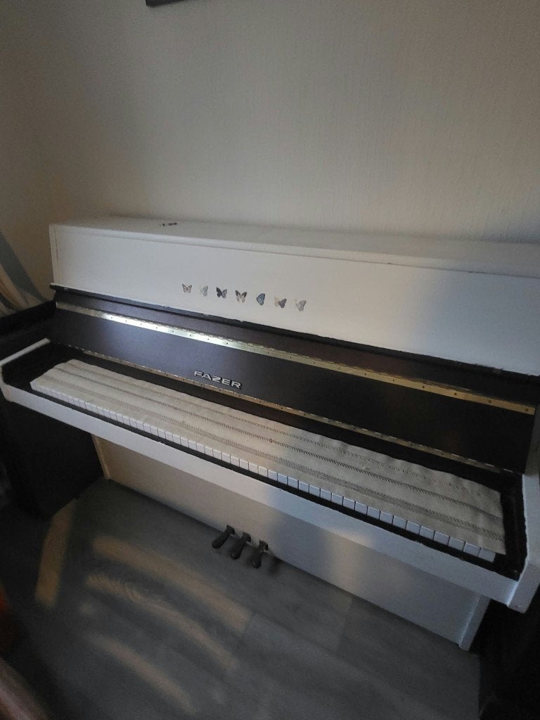 Piano, Ophalen, Gebruikt, Wit, Piano