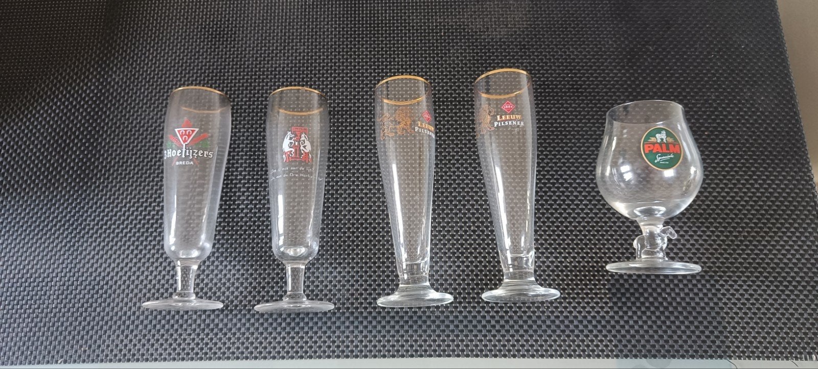 Bierglazen voor verzamelaar - 5 stuks, Ophalen of Verzenden, Gebruikt