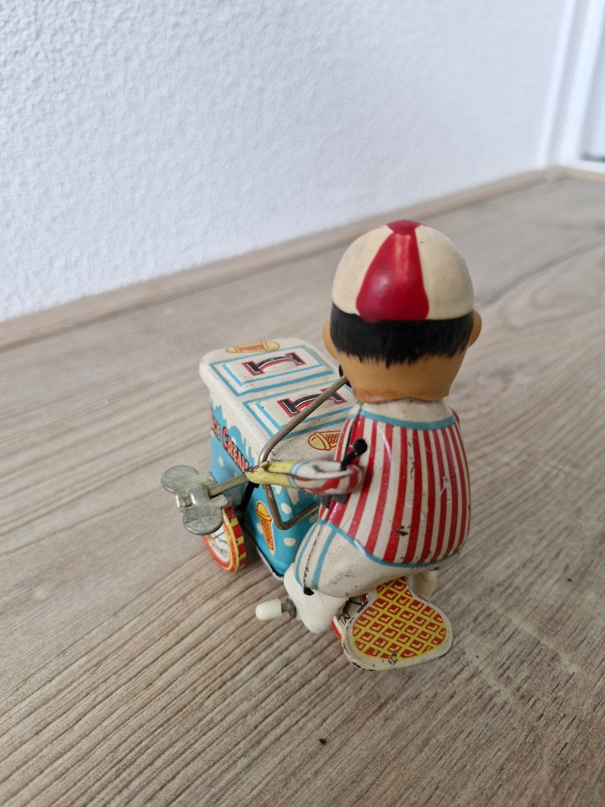 Blikken ijscokarretje uit de jaren 50/ 60, Ophalen of Verzenden