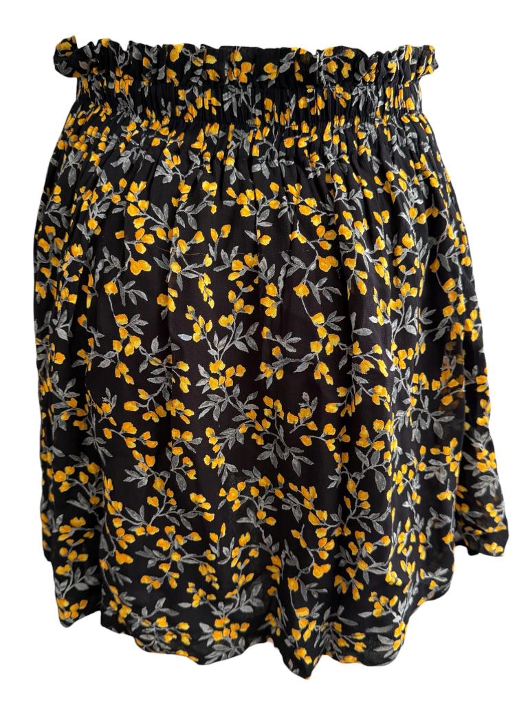Ganni rok XS, Zwart, Ophalen of Verzenden, Zo goed als nieuw, Maat 34 (XS) of kleiner